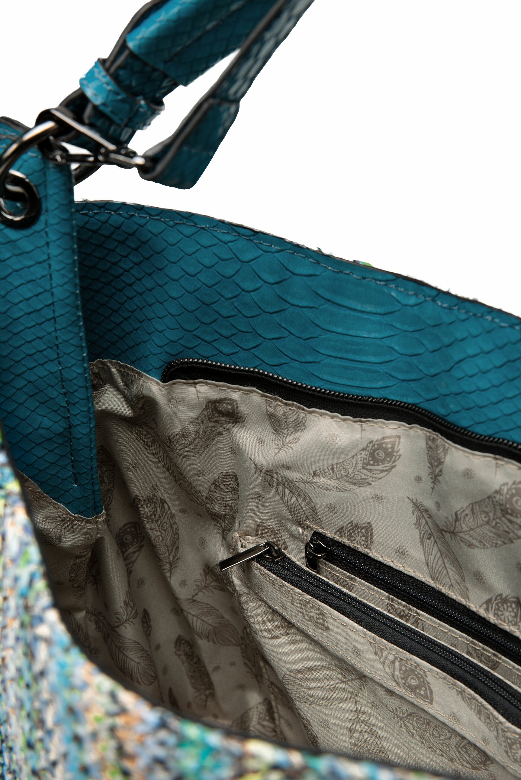SOCCX Beuteltasche, mit vielen Innenfächern