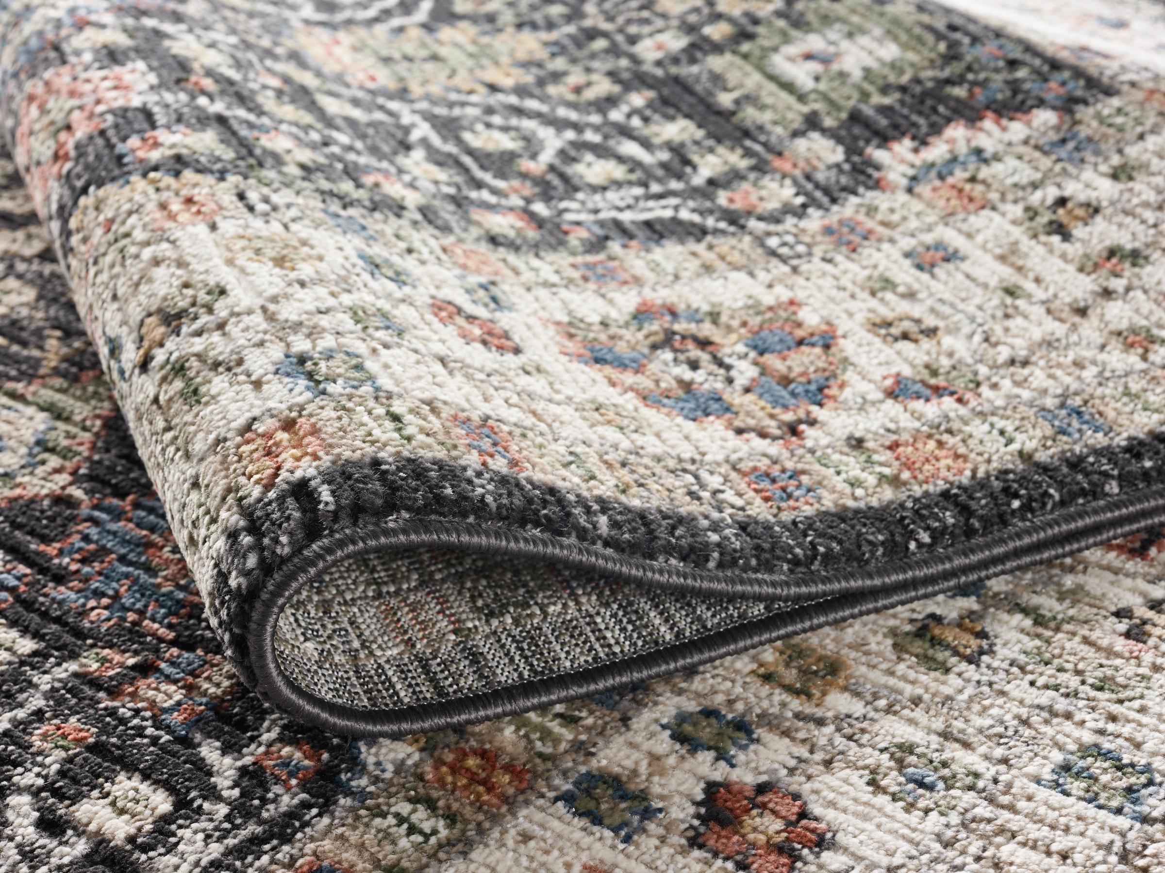OTTO home »Aylaa, Blumen-Motiv, Orient« rechteckig 9 mm Höhe orientalisch, Blumen, Rahmen, Wohnzimmer, Schlafzimmer, Esszimmer
