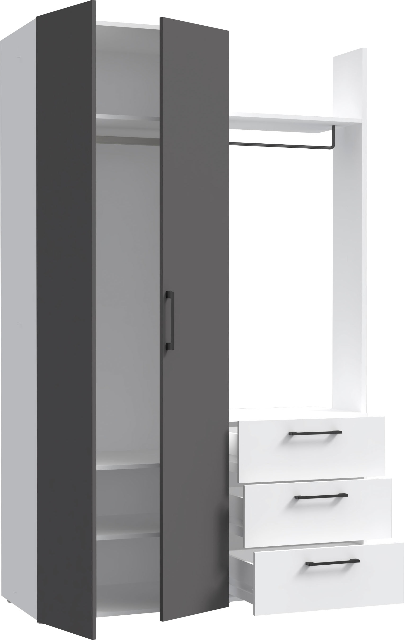 FORTE Garderobenschrank »Canberra«, Breite 134 cm kaufen | BAUR | Garderobenschränke