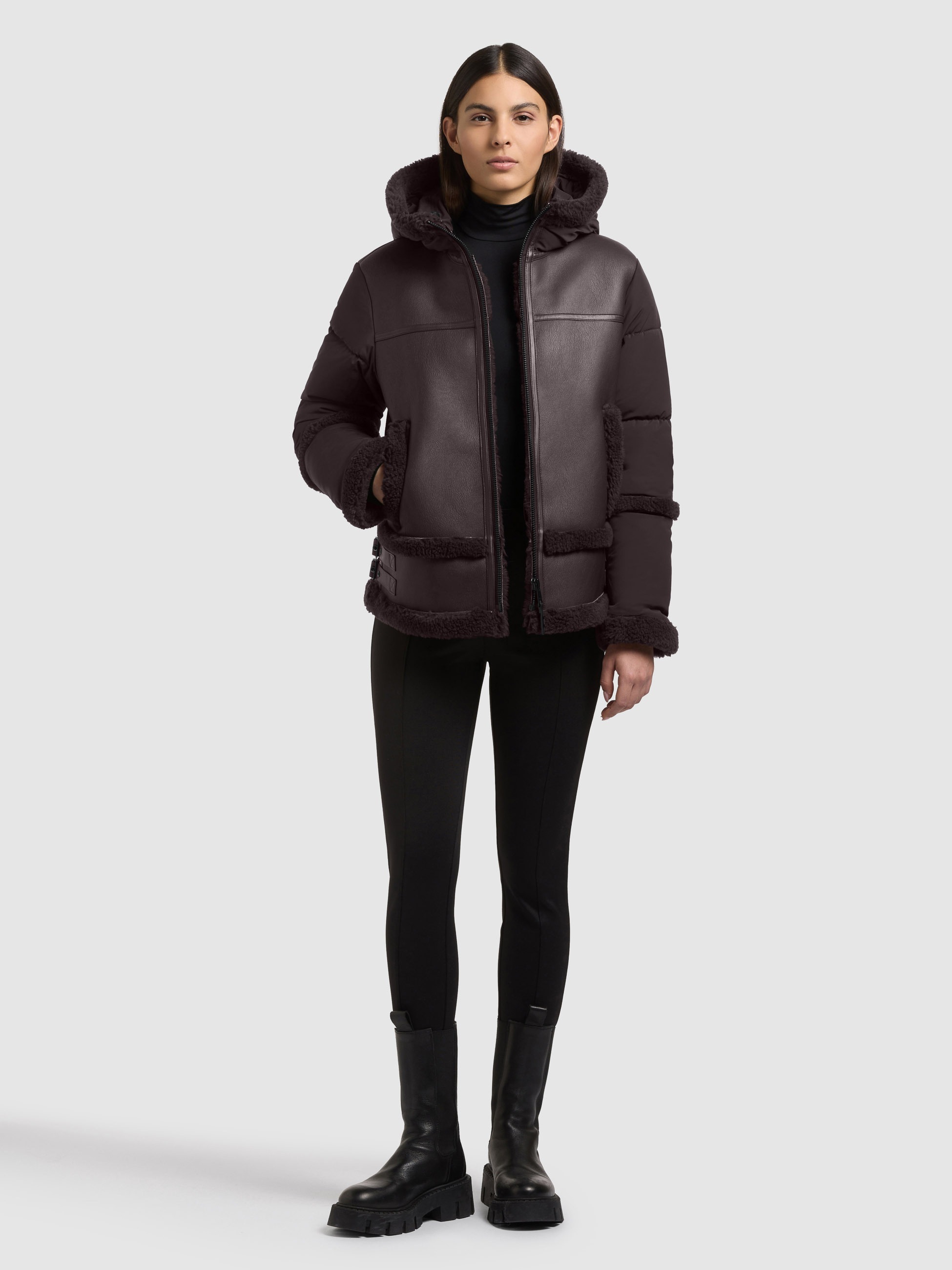 khujo Winterjacke »LEXYA« mit Kapuze