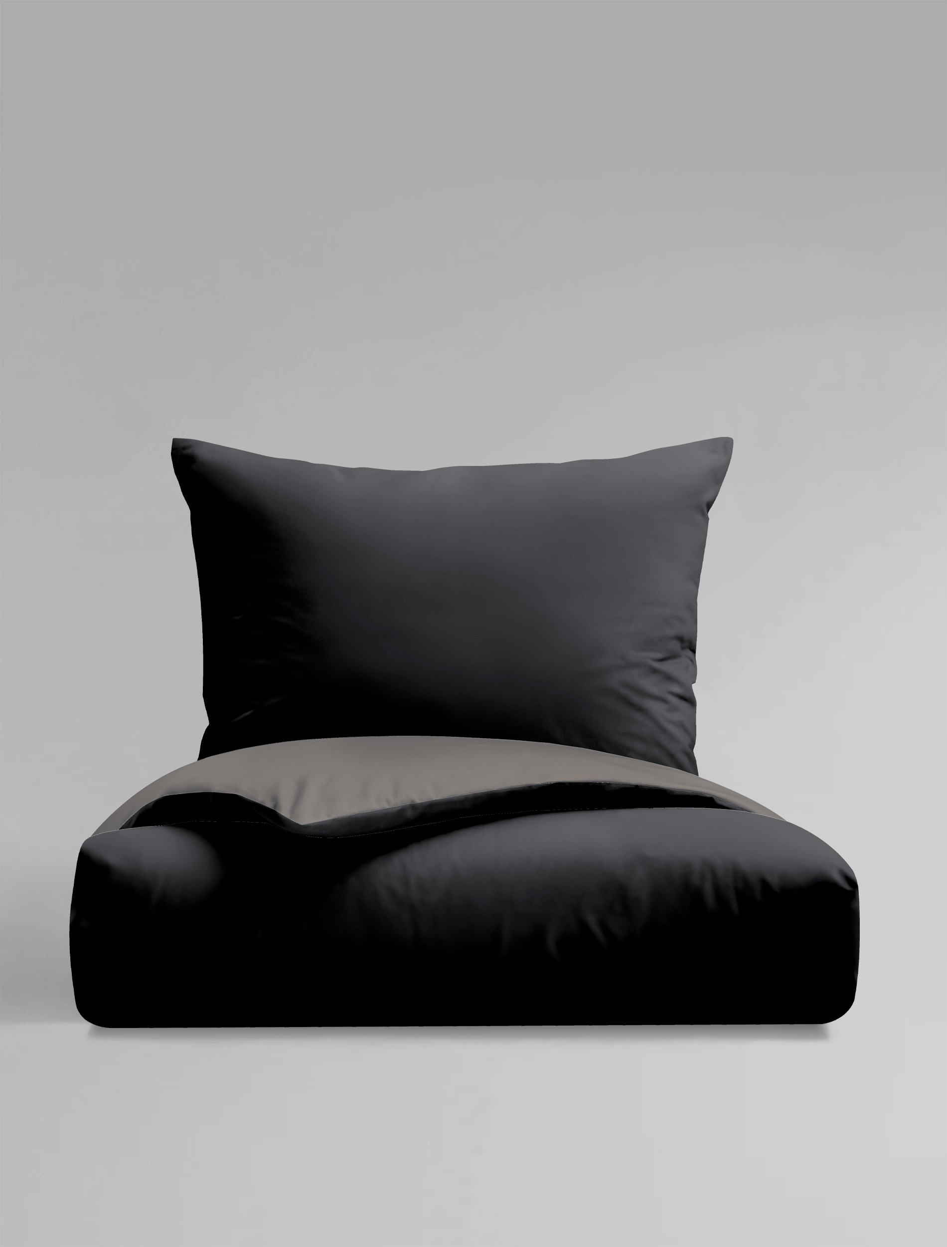 Thumbnail - BIERBAUM Wendebettwäsche "Modern Uni in Gr. 135x200 oder 155x220 cm", Modernes Unidesign: Schlichte, elegante Optik für ...
