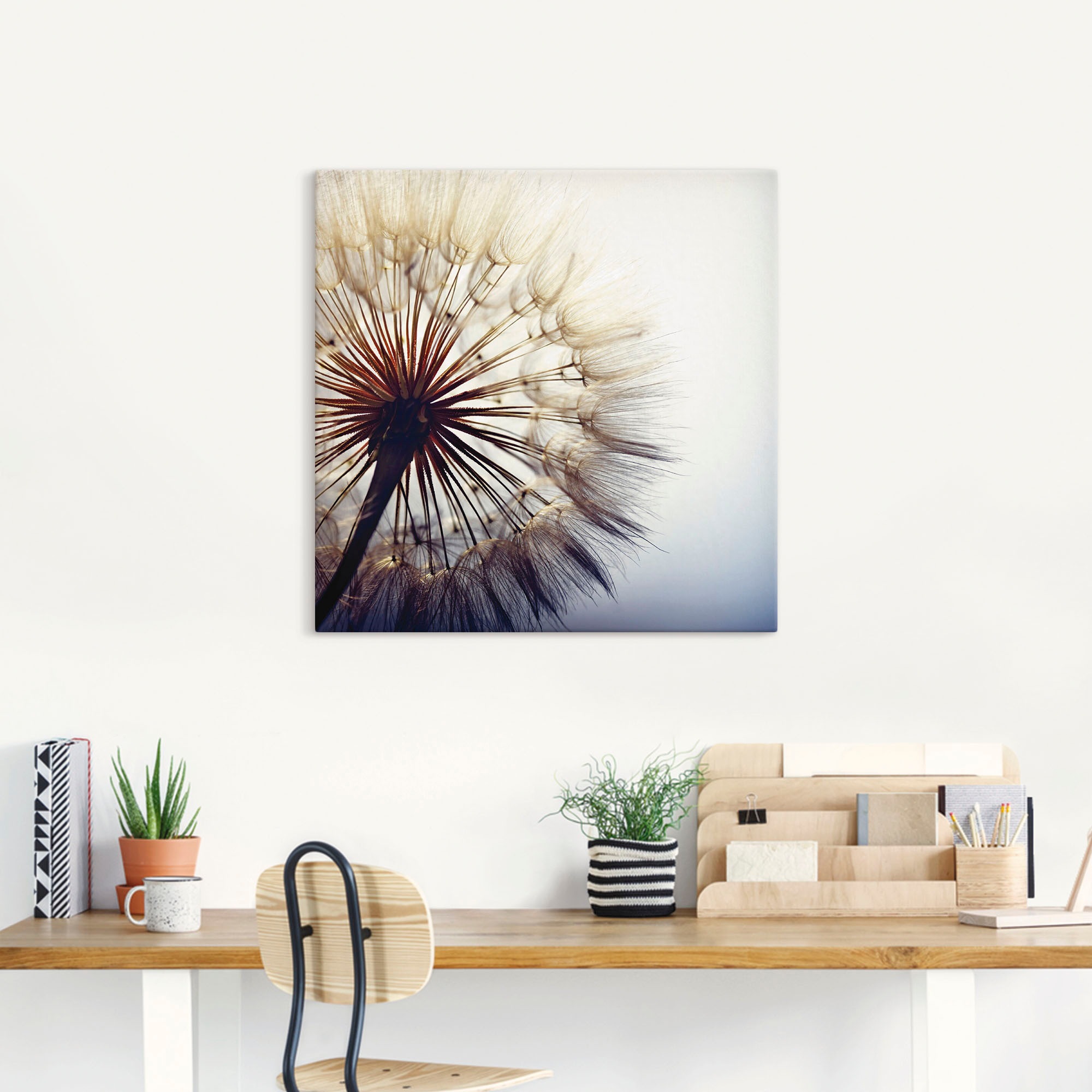 Artland Wandbild "Große Pusteblume" Blumen 1 Stk. tlg. als Alubild, Outdoor günstig online kaufen