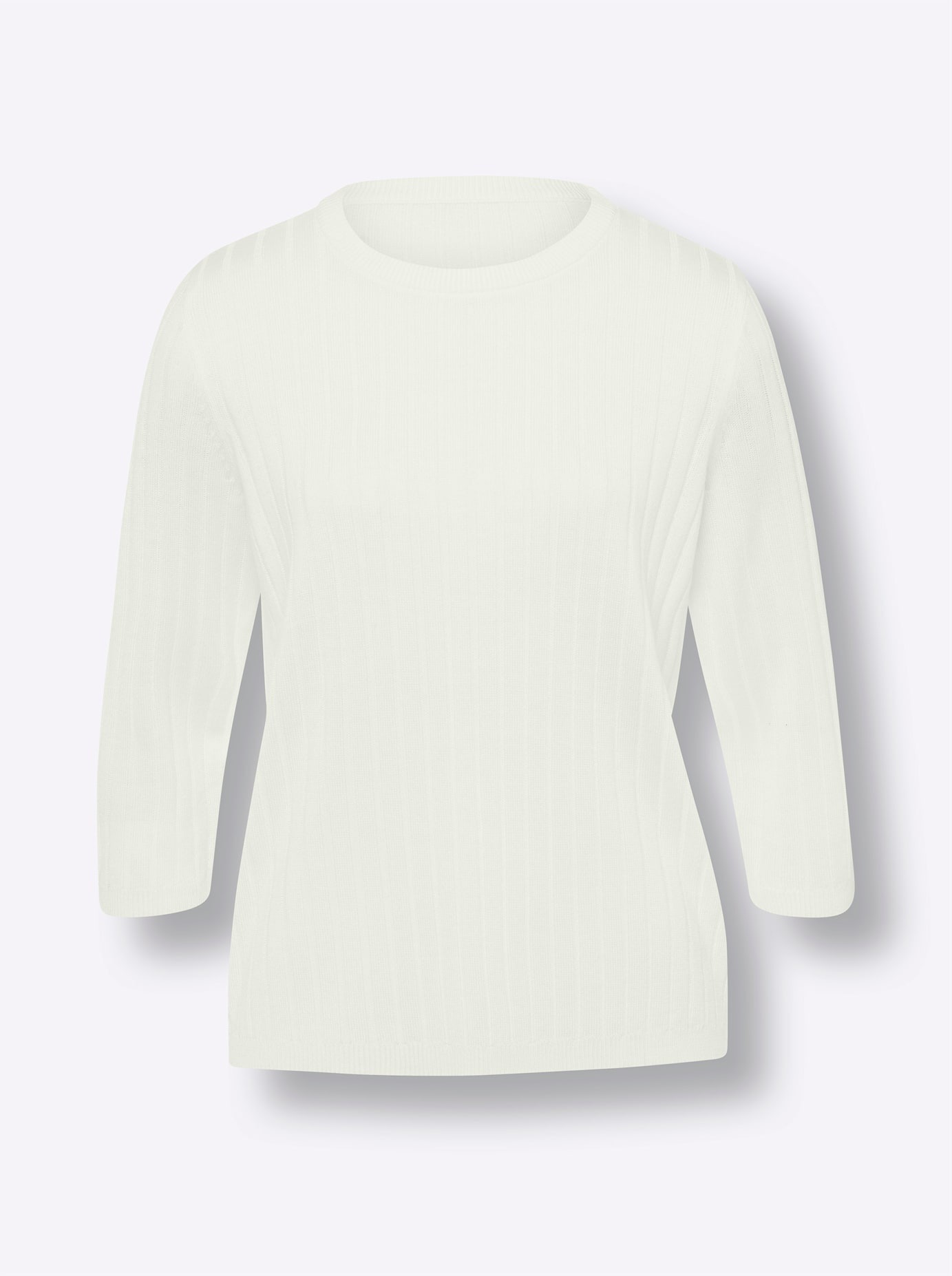 Thumbnail - Classic Basics 3/4 Arm-Pullover "Rundhals-Pullover"