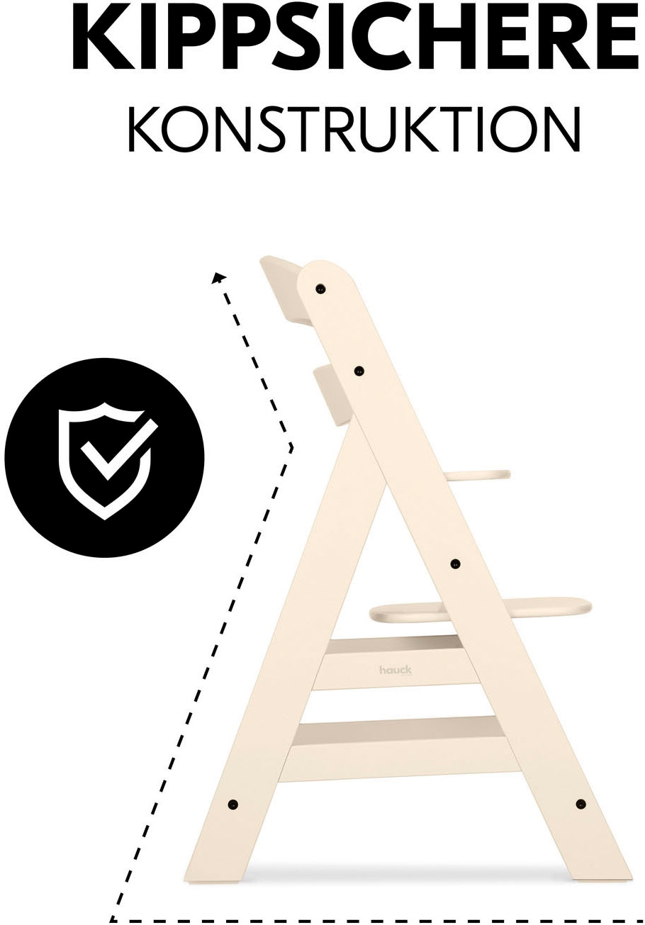 Hauck Hochstuhl »Alpha+, Vanilla«, FSC® - schützt Wald - weltweit