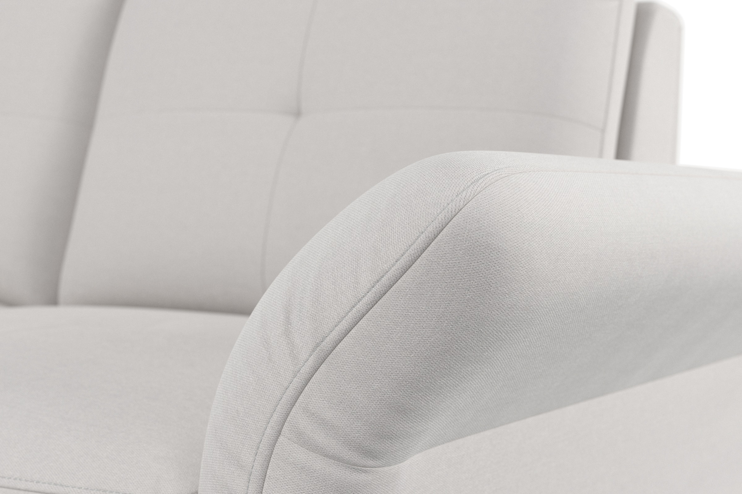 Places of Style Ecksofa »Calando L-Form«, wahlweise mit Bettfunktion, Bettkasten und Armteilfunktion