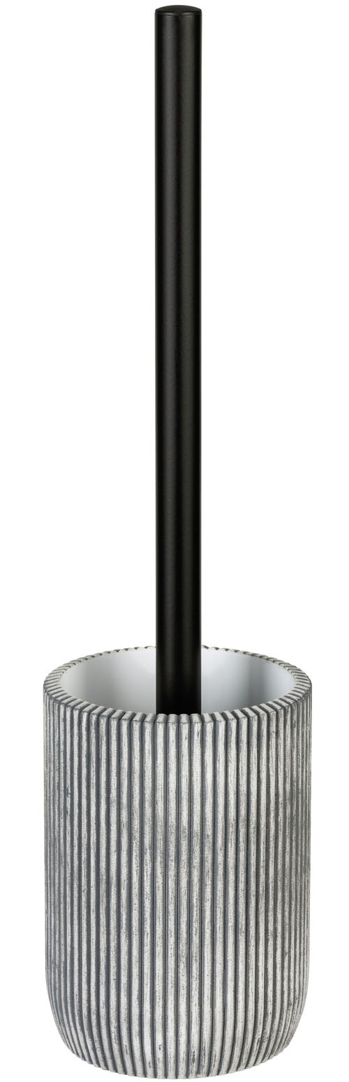 Thumbnail - SCHÖNER WOHNEN-Kollektion Badaccessoire-Set ""Antella"" aus Polyresin, mit Zahnputzbecher, Seifenspender und WC-Garnitur