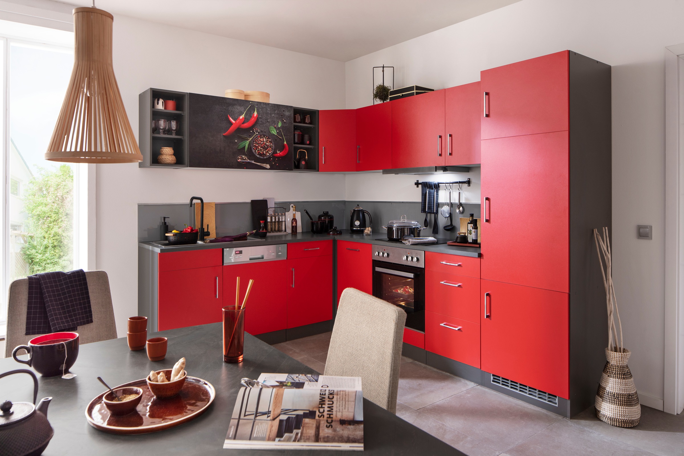 KOCHSTATION Küchenzeile "KS-Paris – Küchen mit einzigartigen Fotomotiven au günstig online kaufen