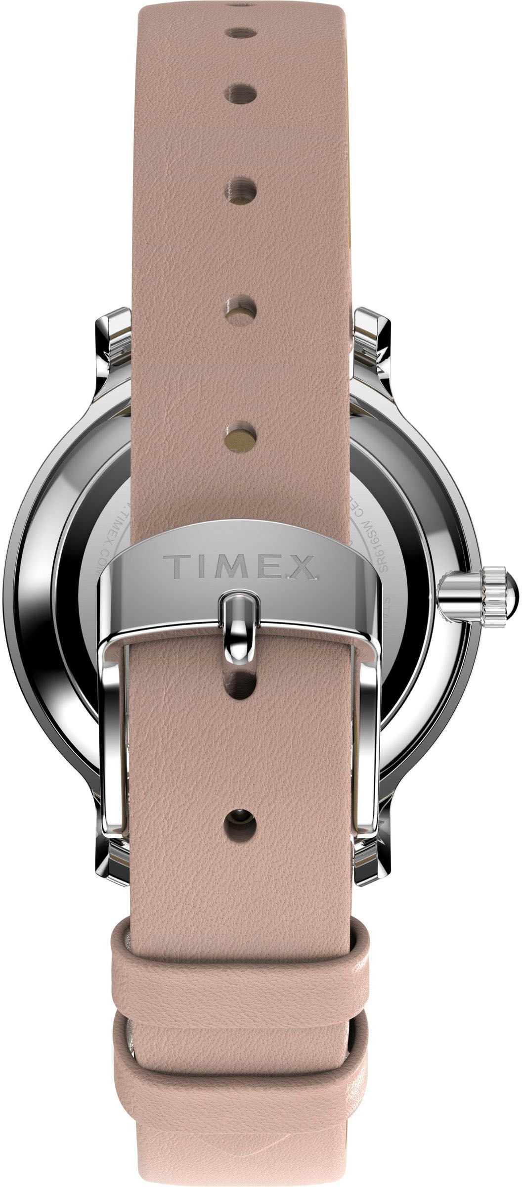Timex Quarzuhr »PEANUTS TRANSCEND«, Armbanduhr, Damenuhr,Lederarmband, Leuchtzeiger