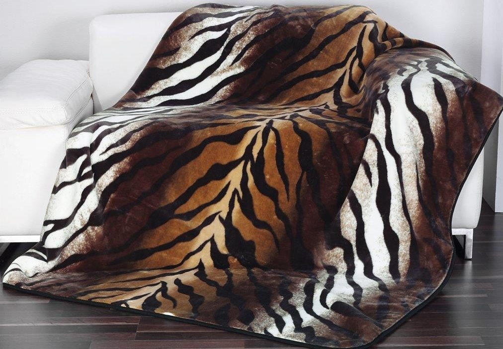 Wohndecke Kuscheldecke | Animalprint, kaufen BAUR Gözze »Königstiger«,