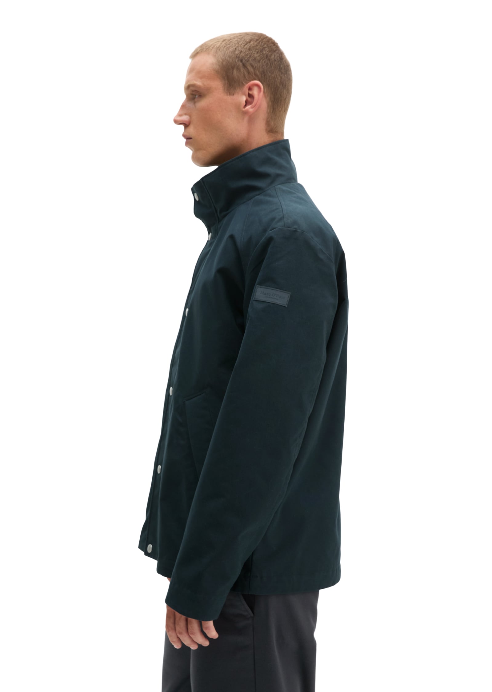 Marc O'Polo Canvasjacke ohne Kapuze regular mit leichter Wattierung von Unifi REPREVE®