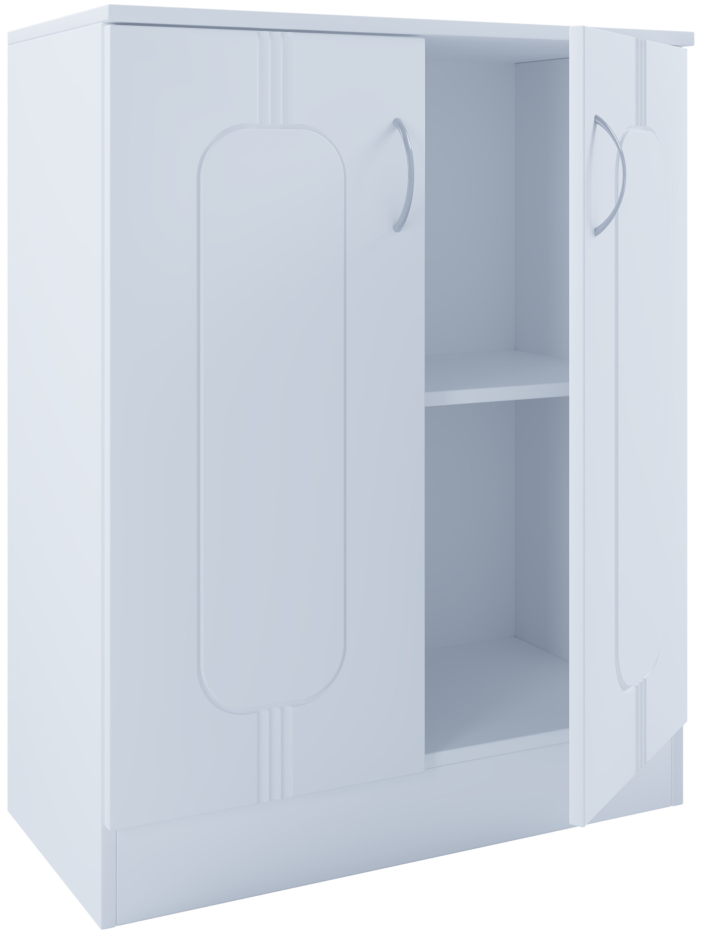 Kommode VCM, B:70cm T:36cm, weiß, Schlafzimmer, Sideboards, "Holz Kommode Sideboard Anrichte Balia 2 Drehtüren"