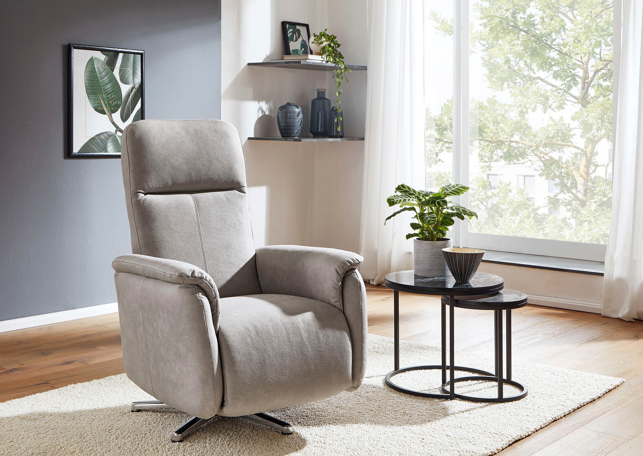 CALIZZA INTERIORS Relaxsessel "Olivin", inklusiver stufenloser Kopfteilvers günstig online kaufen