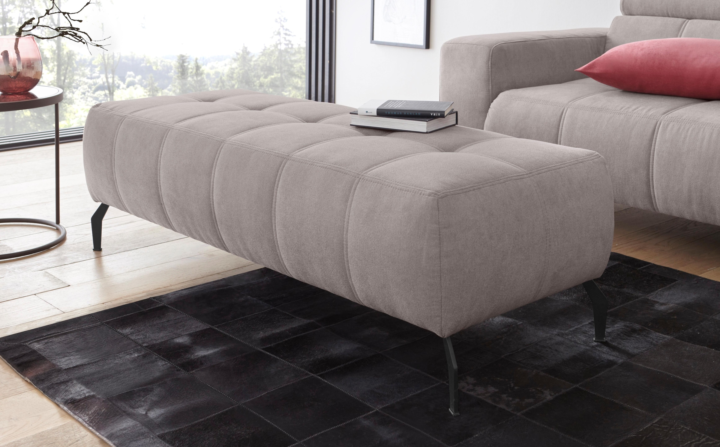 DOMO collection Hocker »Trento, mit Kufenfuß oder Einzelfuß«, passend zur Serie Trento