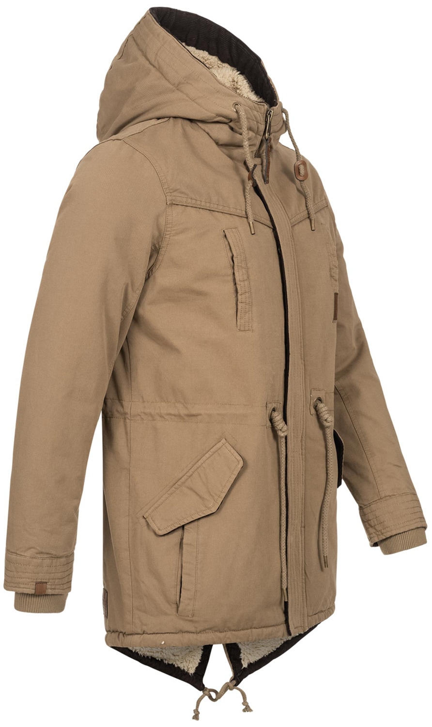 Alessandro Salvarini Winterjacke »ASMenara«, mit warmem Teddyfell