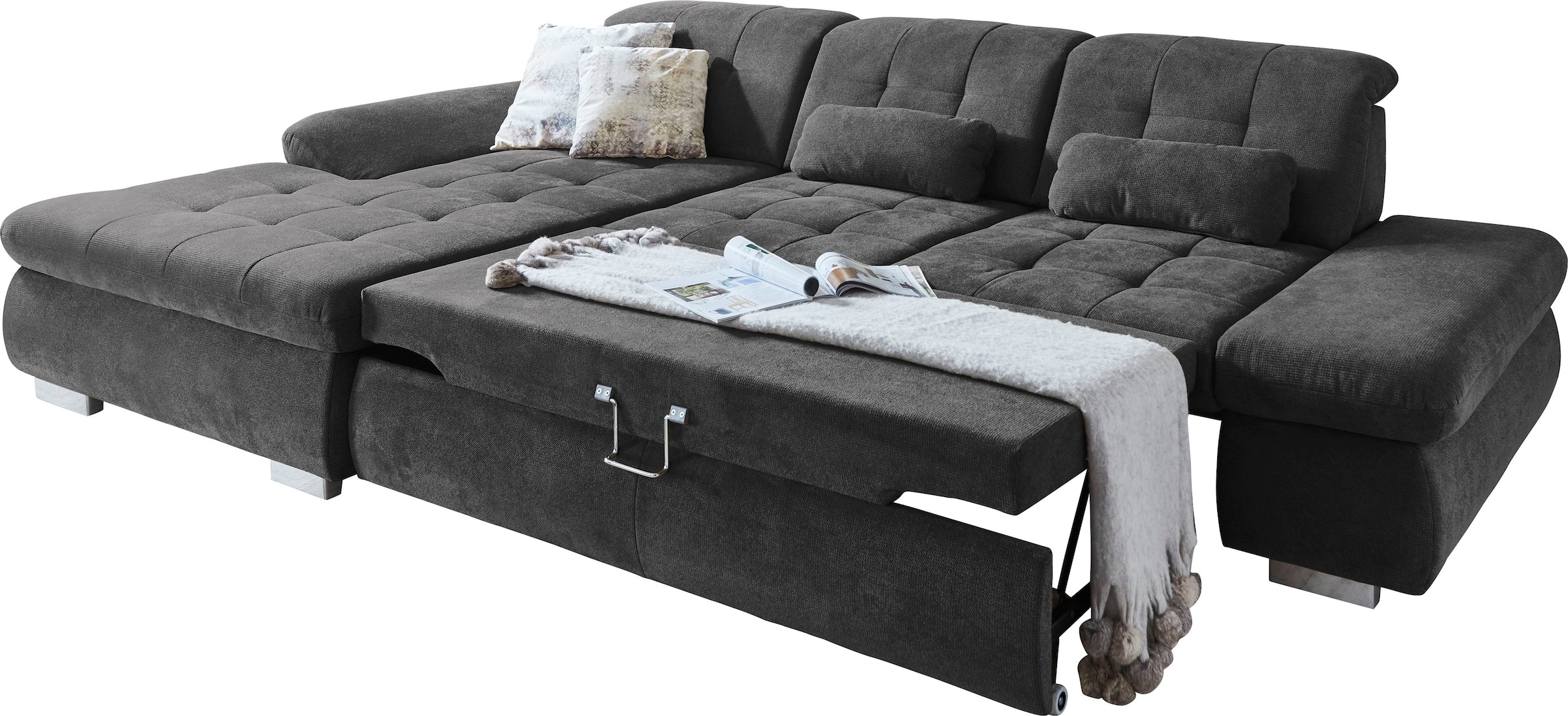 Die PlanBar Ecksofa »MP-IN17004 L-Form«, wahlweise mit Funktion, Federkern