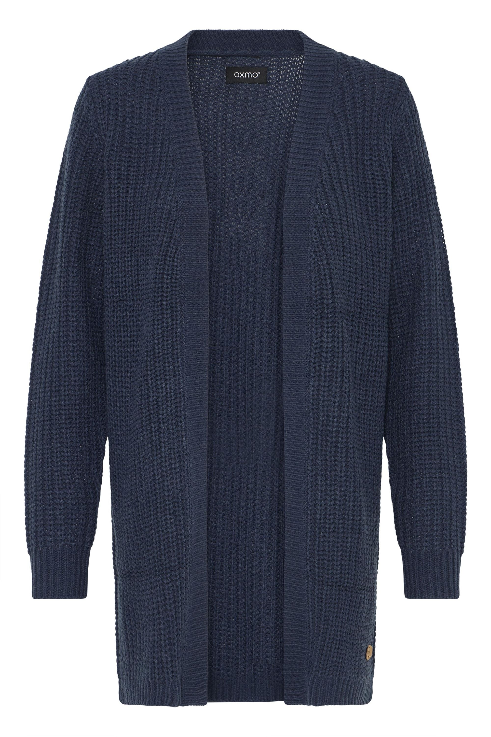 OXMO Damen Strickjacke "Strickjacke OXEDNA", blau, Gr. S, Obermaterial: 100% Polyacryl PAN., Strickjacken