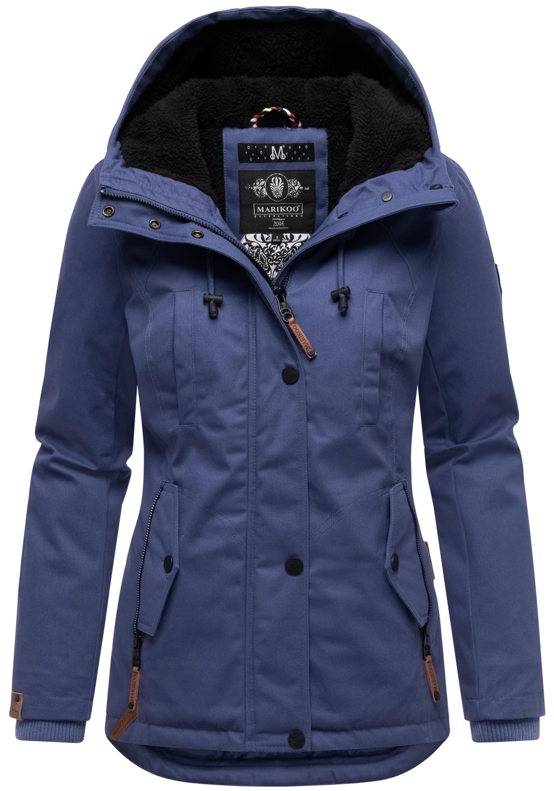 Marikoo Winterjacke »Bikoo« mit Kapuze sportliche Damen Outdoor Baumwolljacke mit Kapuze