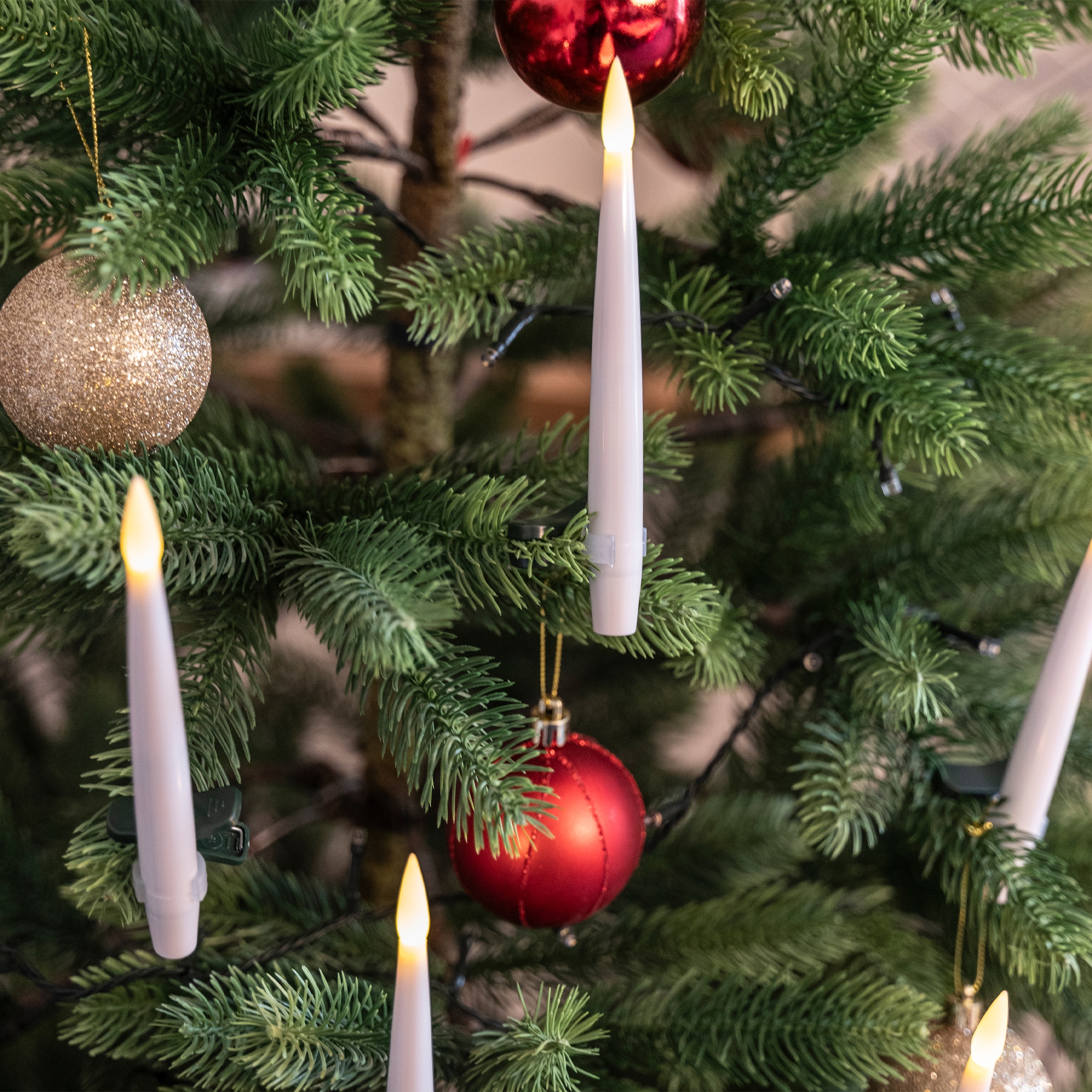 my home LED Dekolicht »LED Kerzen Nurvo« LED-Modul 10 Stk. Warmweiß Verstellbare Clips