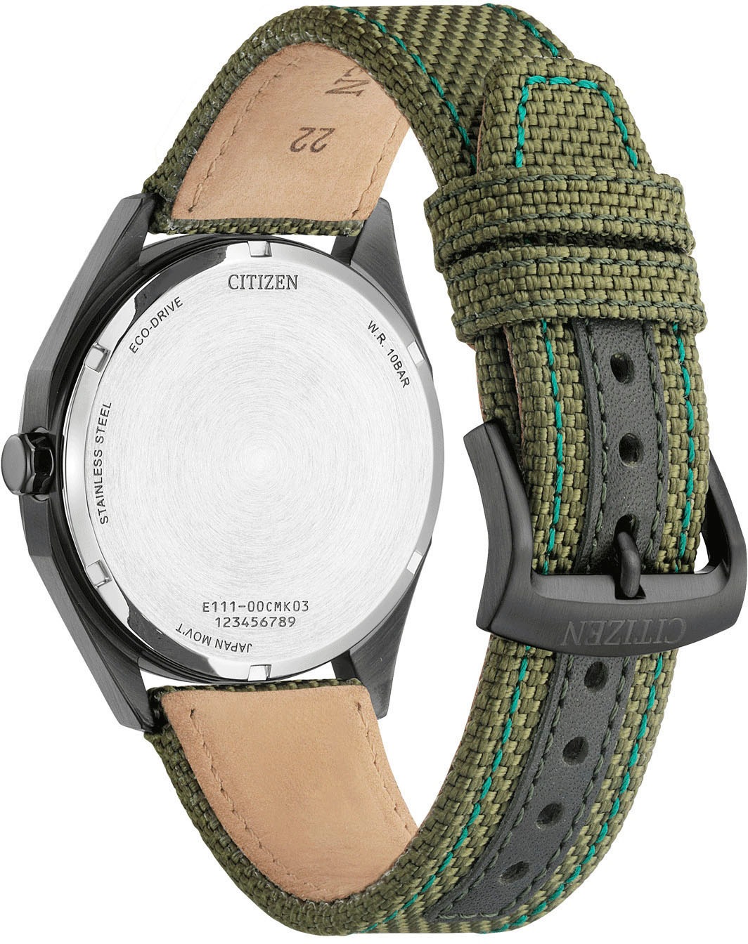 Citizen Solaruhr, Armbanduhr, Herrenuhr, analog, Tag, Batterie-Entladungsanzeige