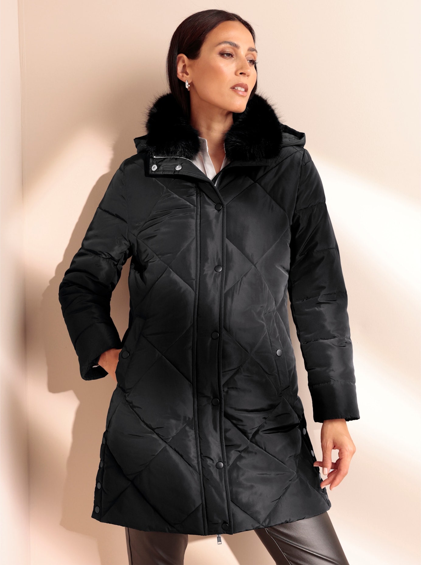 heine Langjacke, mit Kapuze günstig online kaufen