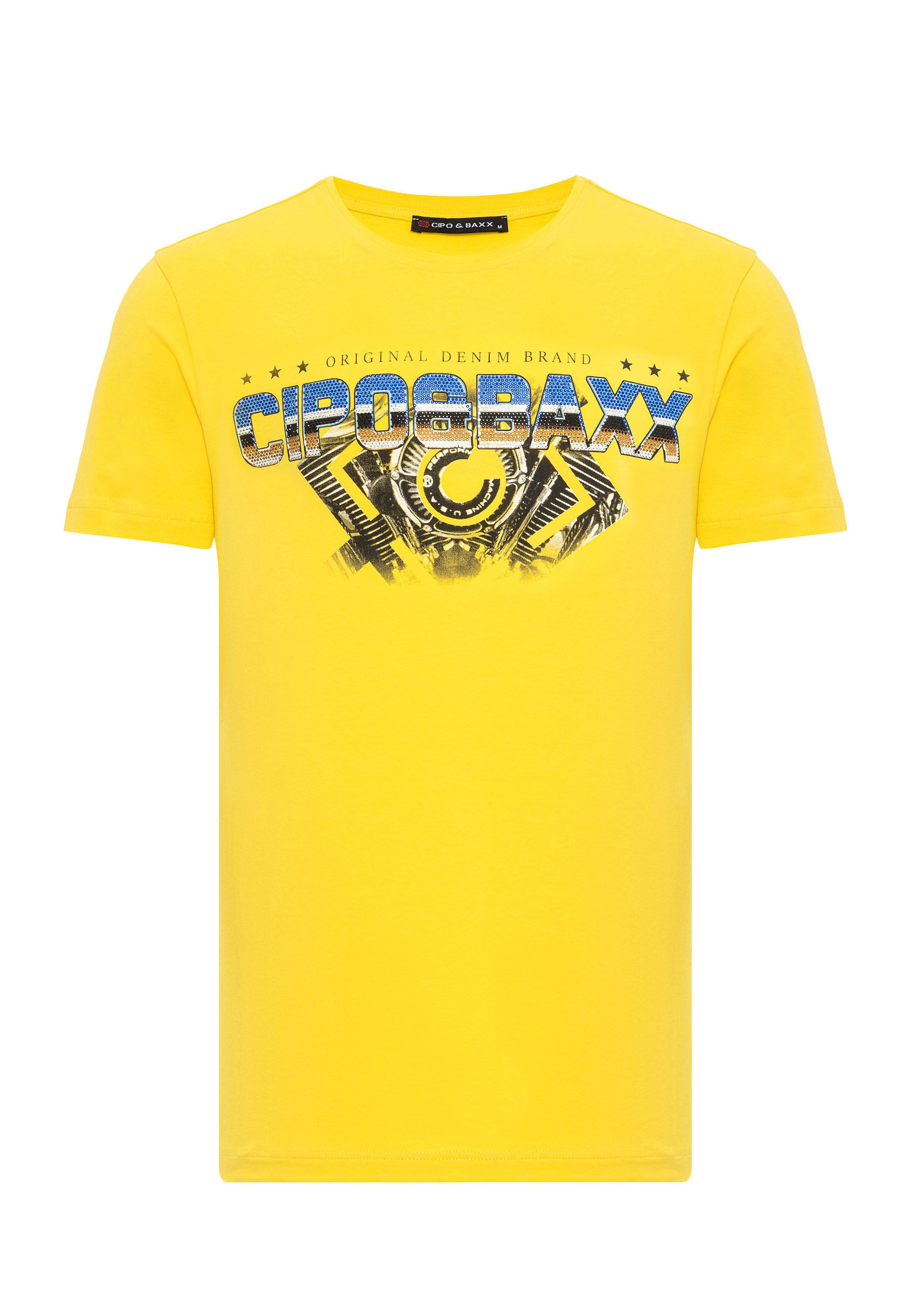 Cipo & Baxx T-Shirt "T-Shirt", extravaganter Marken-Schriftzug günstig online kaufen