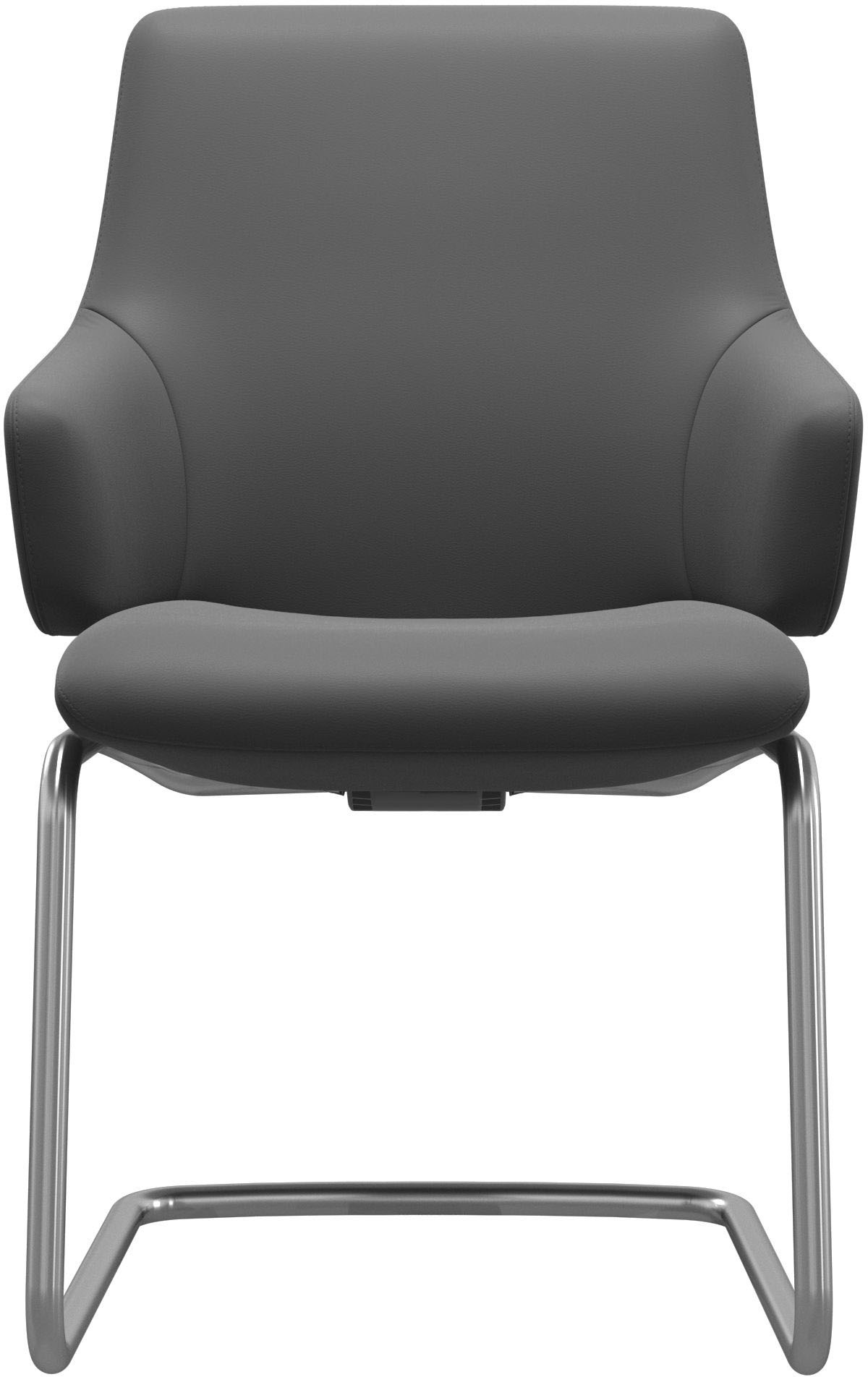 Stressless® Polsterstuhl »Laurel«, Leder BATICK, Low Back mit Armlehne, Größe L, mit Beinen aus Stahl in Chrom matt