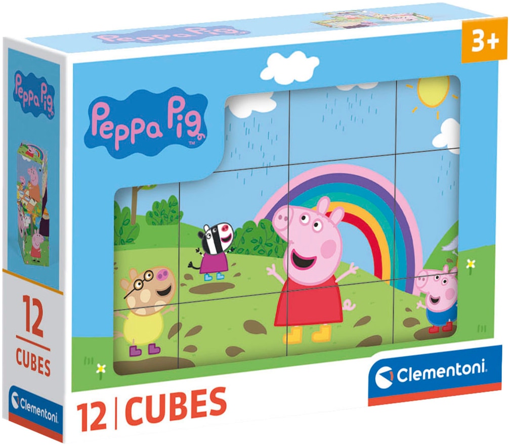 Clementoni® Würfelpuzzle »Peppa Pig«, Made in Europe; FSC® - schützt Wald - weltweit