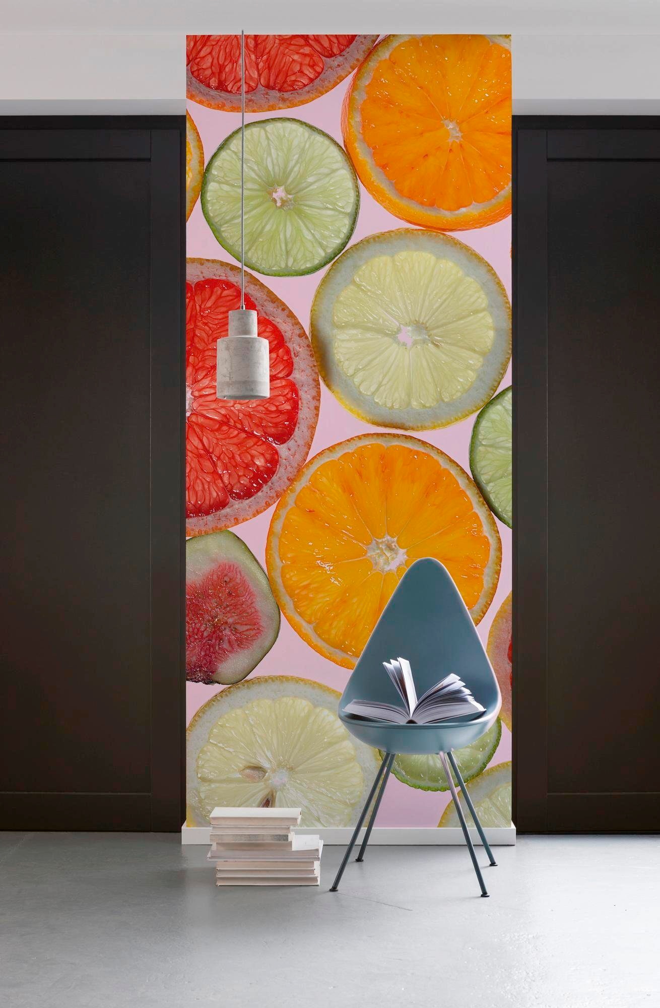 Komar Vliestapete »Digitaldruck Vlies - Fresh - Größe 100 x 280 cm«, bedruckt, Wohnzimmer, Schlafzimmer