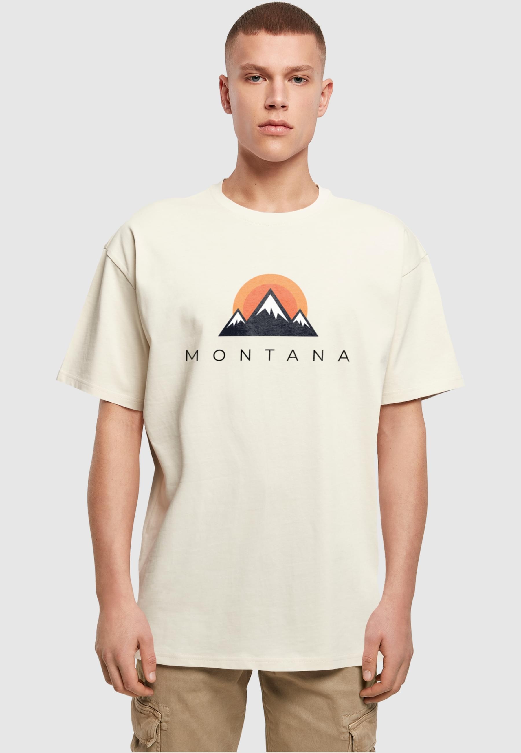 Merchcode T-Shirt »Merchcode Herren Montana Heavy Oversize Tee-BY102«