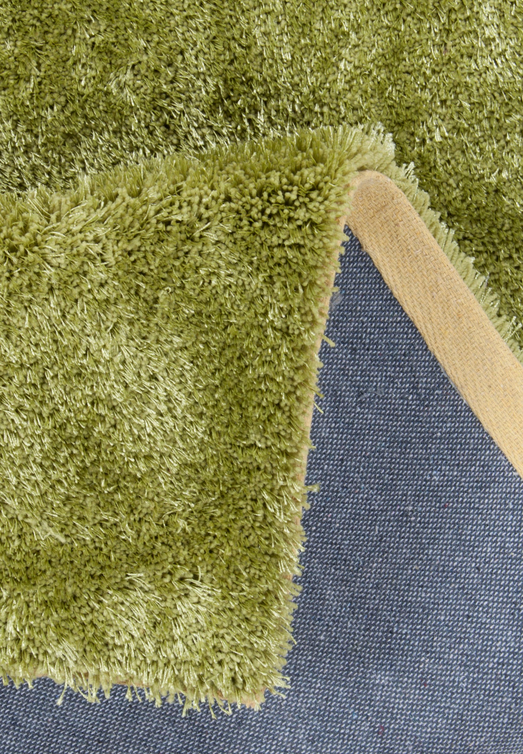 Hochflor-Teppich GINO FALCONE "Alessandro" Gr. 1, grün, B:50cm H:25mm L:80cm, Kunstfaser, Teppiche, besonders weich durch Microfaser, ideal im Wohnzimmer & Schlafzimmer 2