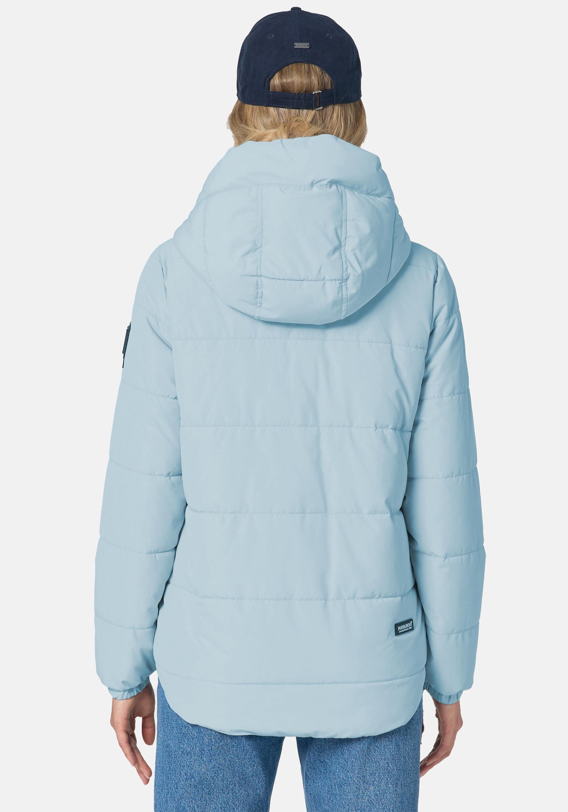 Navahoo Steppjacke »Eisbällchen«, mit Kapuze, stylische Damen Winterjacke mit Kapuze