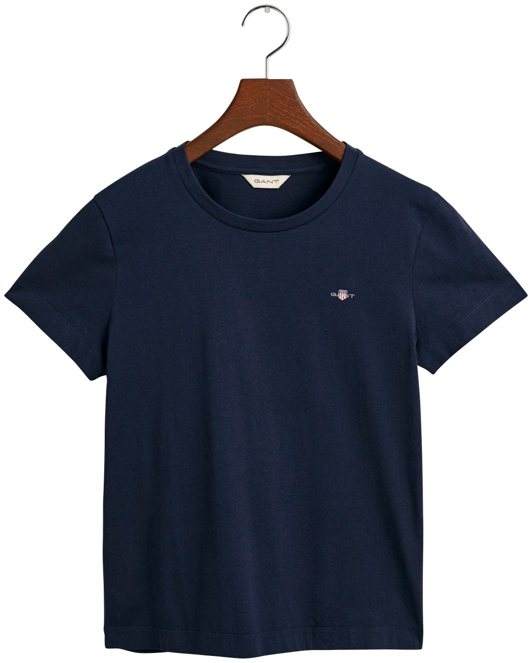 Gant T-Shirt "REG SHIELD KA T-SHIRT", mit einer kleinen aufgestickten Wappe günstig online kaufen