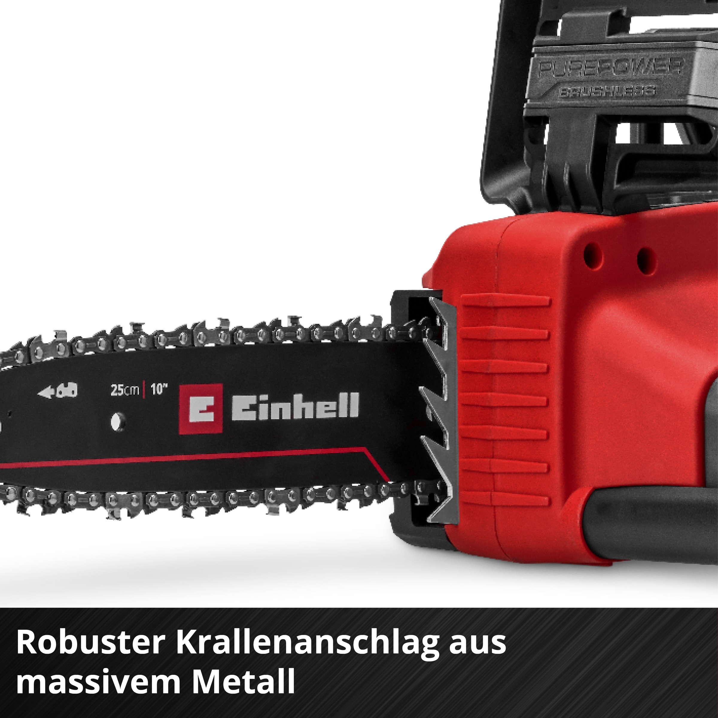 Einhell Akku-Kettensäge »GE-LC 18/25 Li BL-Solo«, ohne Akku und Ladegerät