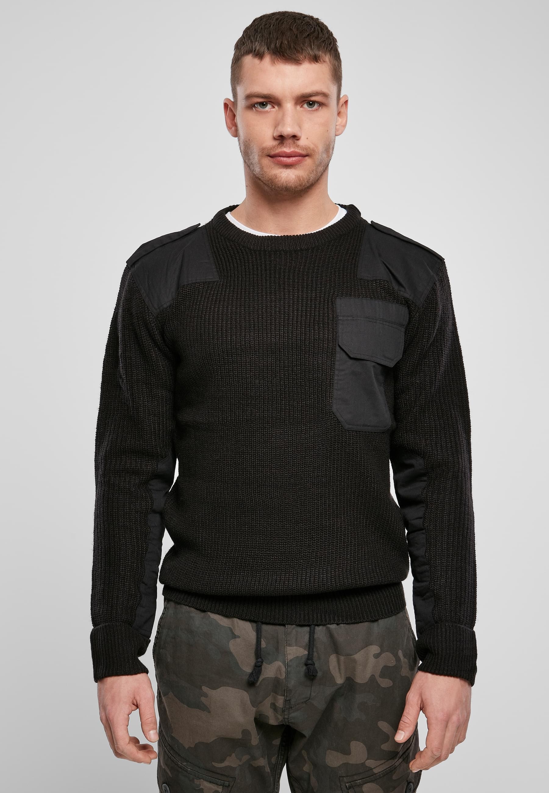 Brandit Rundhalspullover »Brandit Herren Military Sweater« 1 Stk. tlg.