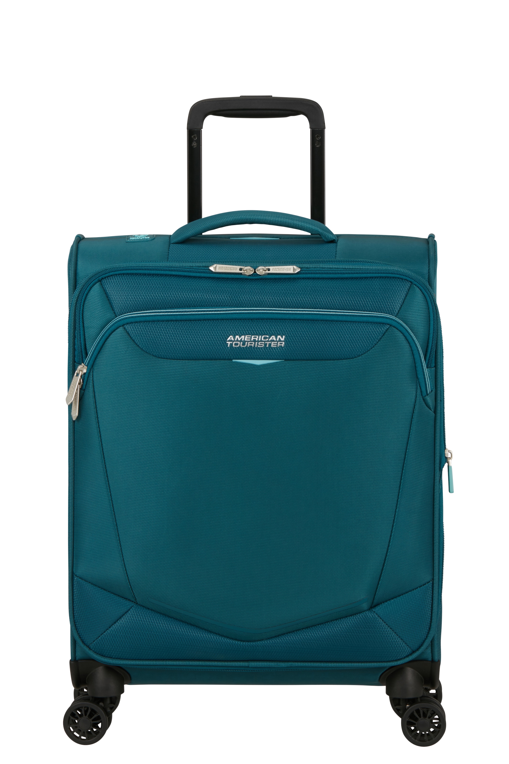 Weichgepäck-Trolley "SUMMERRIDE, in verschiedenen Größen", AMERICAN TOURISTERtotally teal, Polyester, Koffer, Reisekoffer Volumenerweiterung
