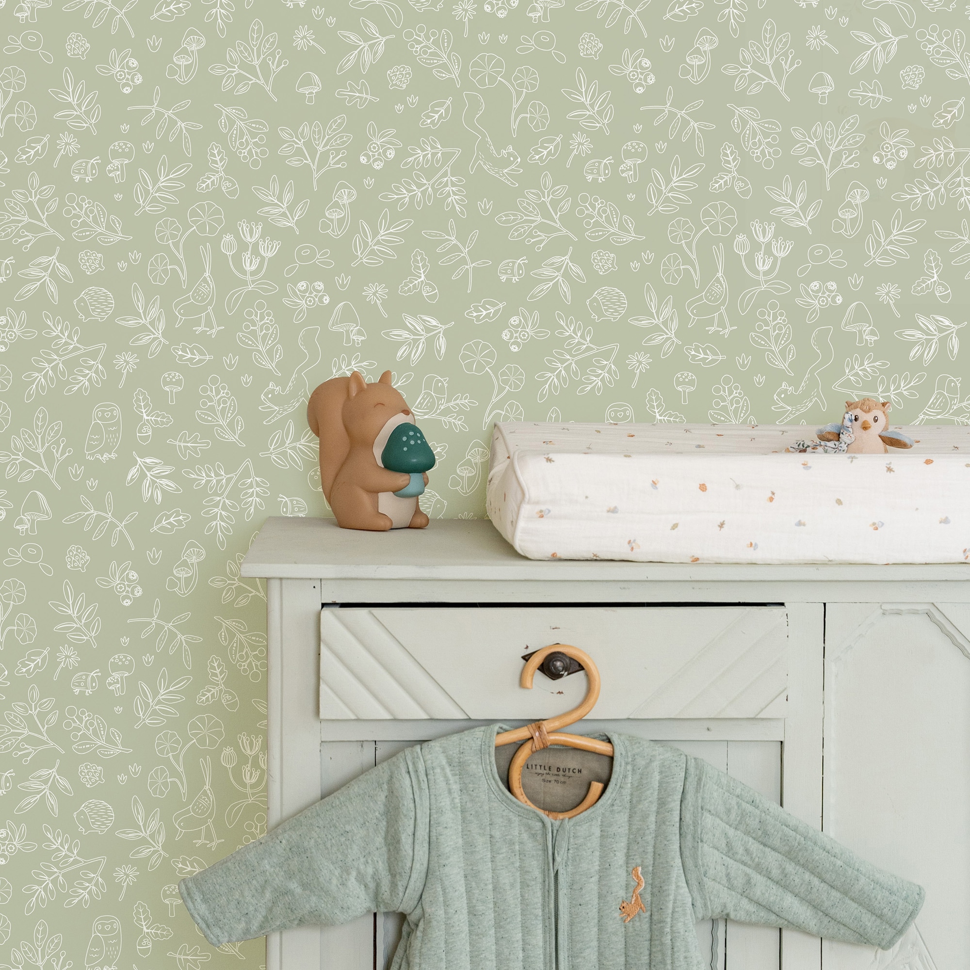 LITTLE DUTCH Vliestapete "Forest Wonders" grafisch glatt Design Tapeten