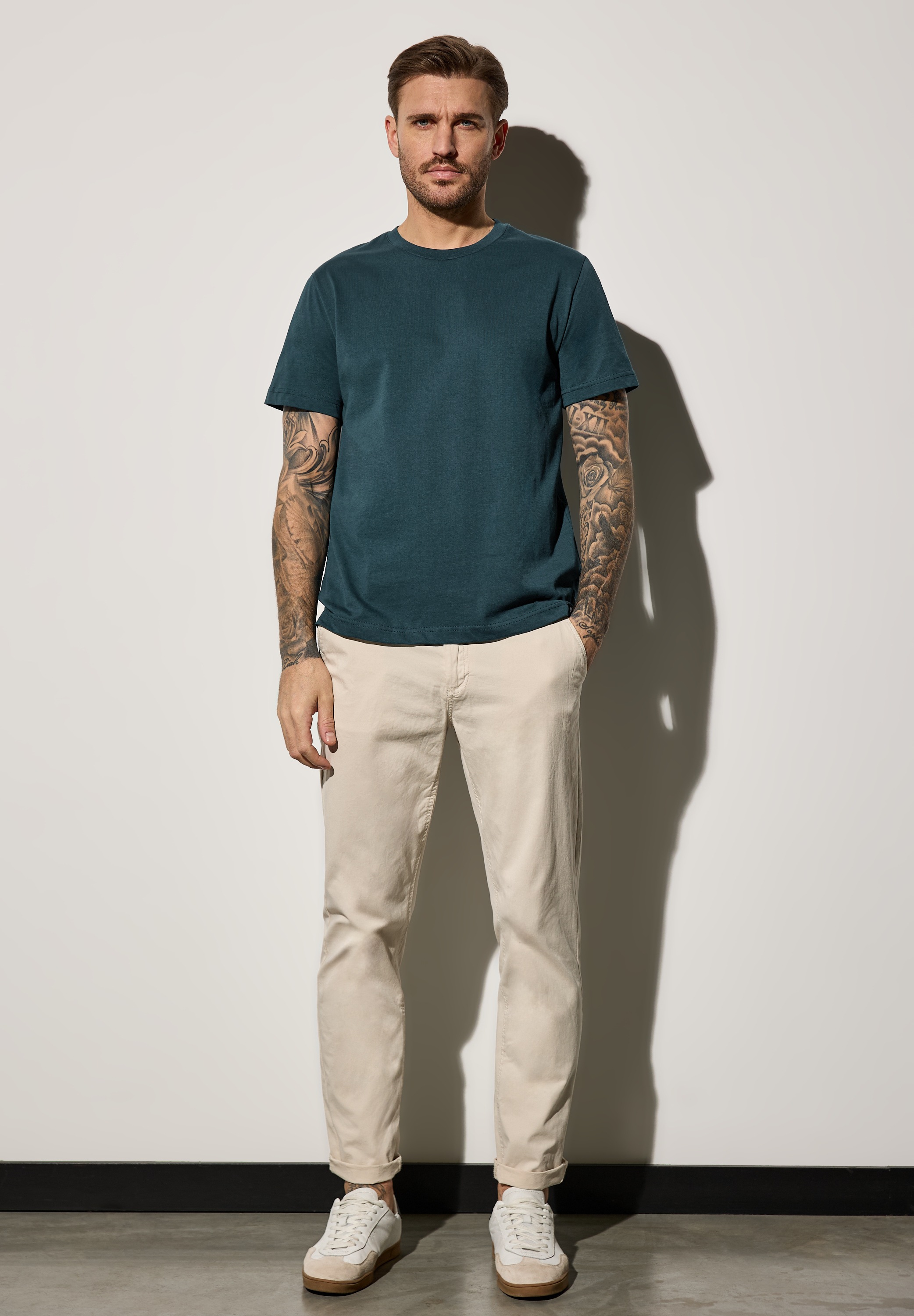 STREET ONE MEN T-Shirt, Rundhalsausschnitt