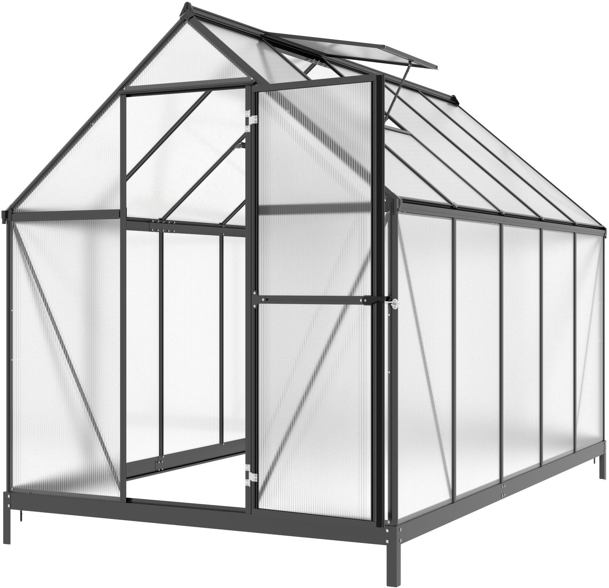 Thumbnail - KONIFERA Gewächshaus "Almería" mit Fundamentrahmen