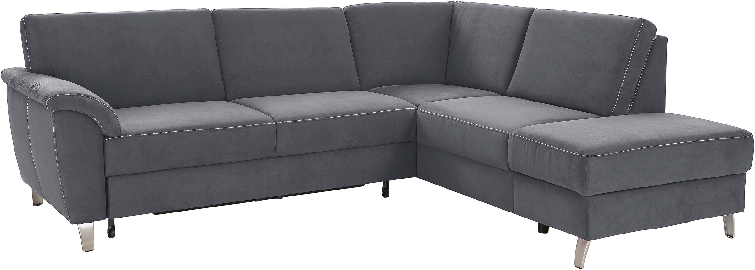 sit&more Ecksofa "Texel L-Form", mit Federkern, wahlweise mit Bettfunktion günstig online kaufen