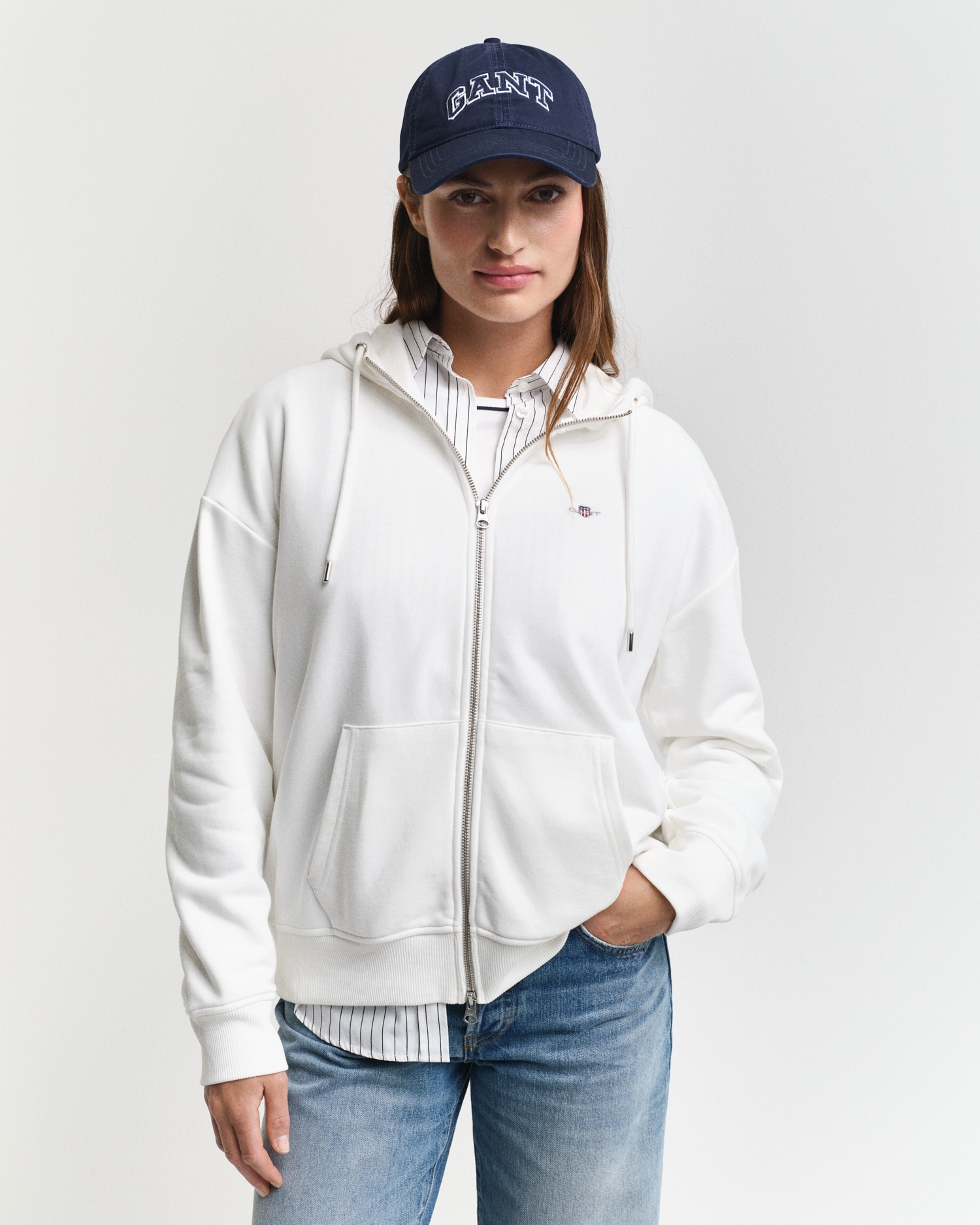 Gant Megztinis su gobtuvu »SHIELD ZIP HOODI...