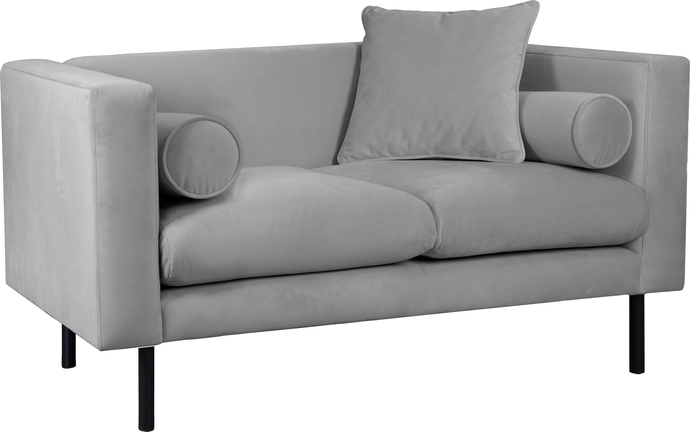 Guido Maria Kretschmer Home&Living 2-Sitzer »Lillibeth Designsofa mit Wellenunterfederung, Maße B/T/H: 155/74/83 cm«, Zierkissen als Wendekissen, in Samtoptik oder Cord