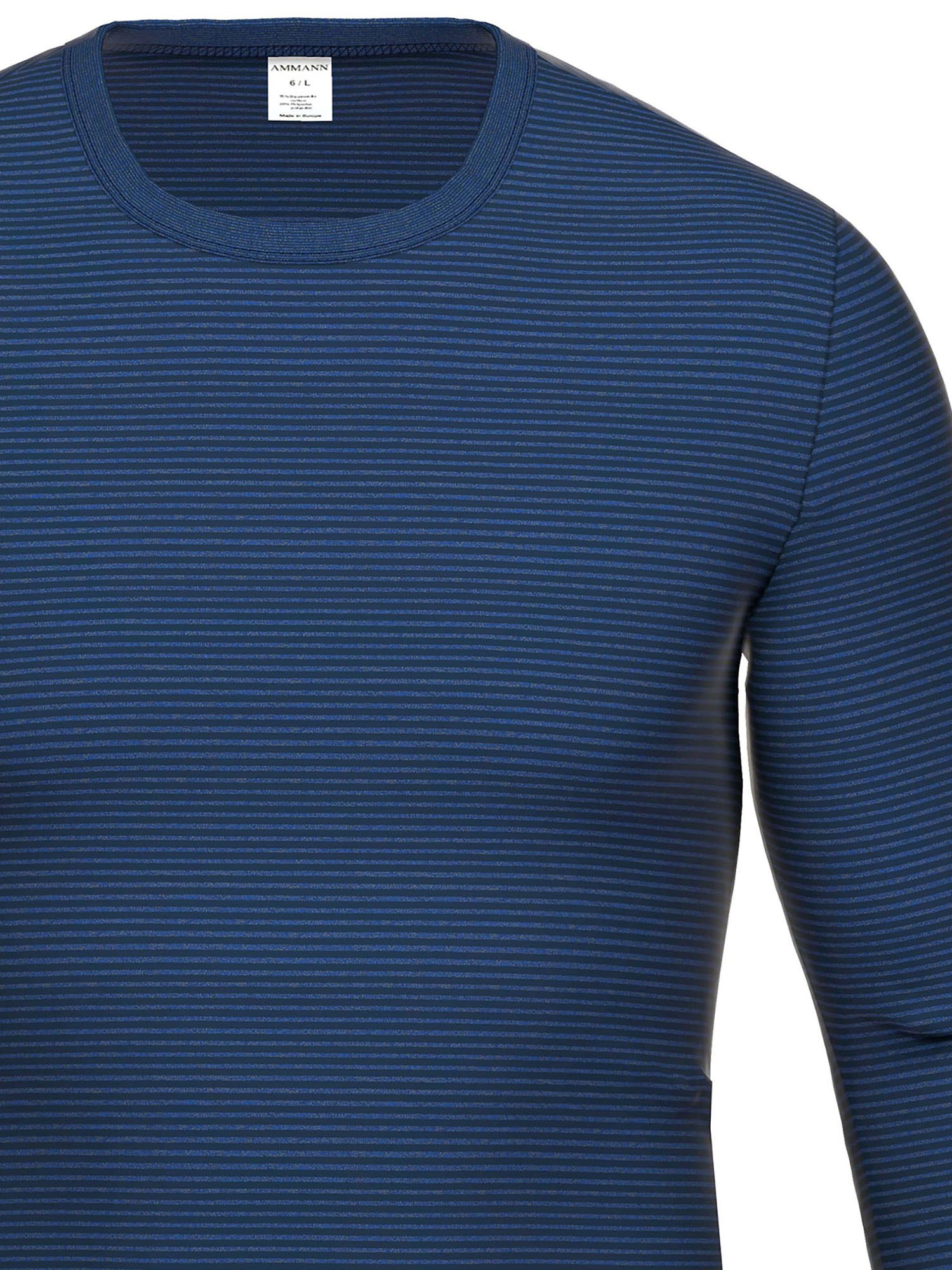 Ammann Unterhemd "langarm Shirt Day Classic / Jeans Feinripp" günstig online kaufen