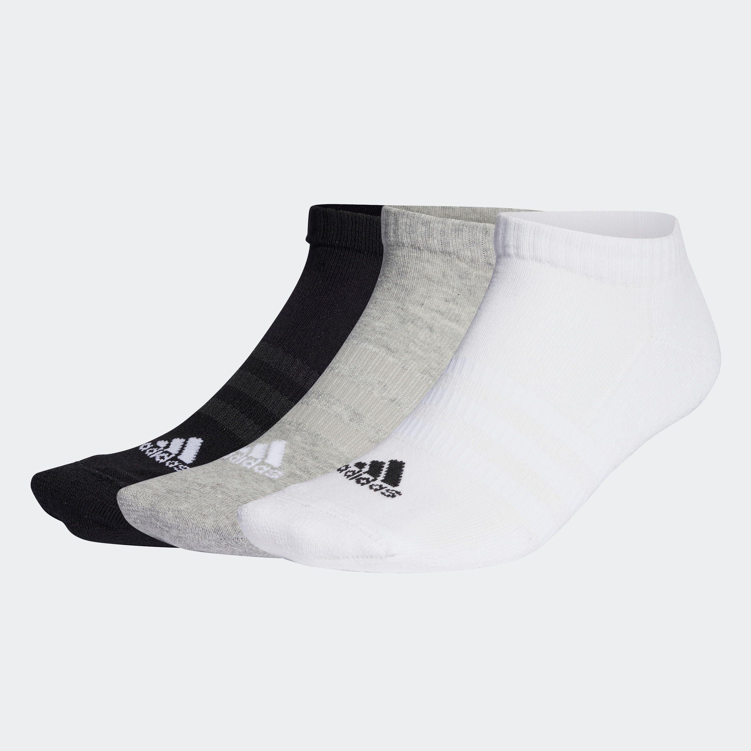 adidas Performance Funktionssocken "CUSHIONED LOW-CUT, 3 PAAR" 3 Stk. tlg. Sneaker Socken, Kurzsocken, 3er Packung