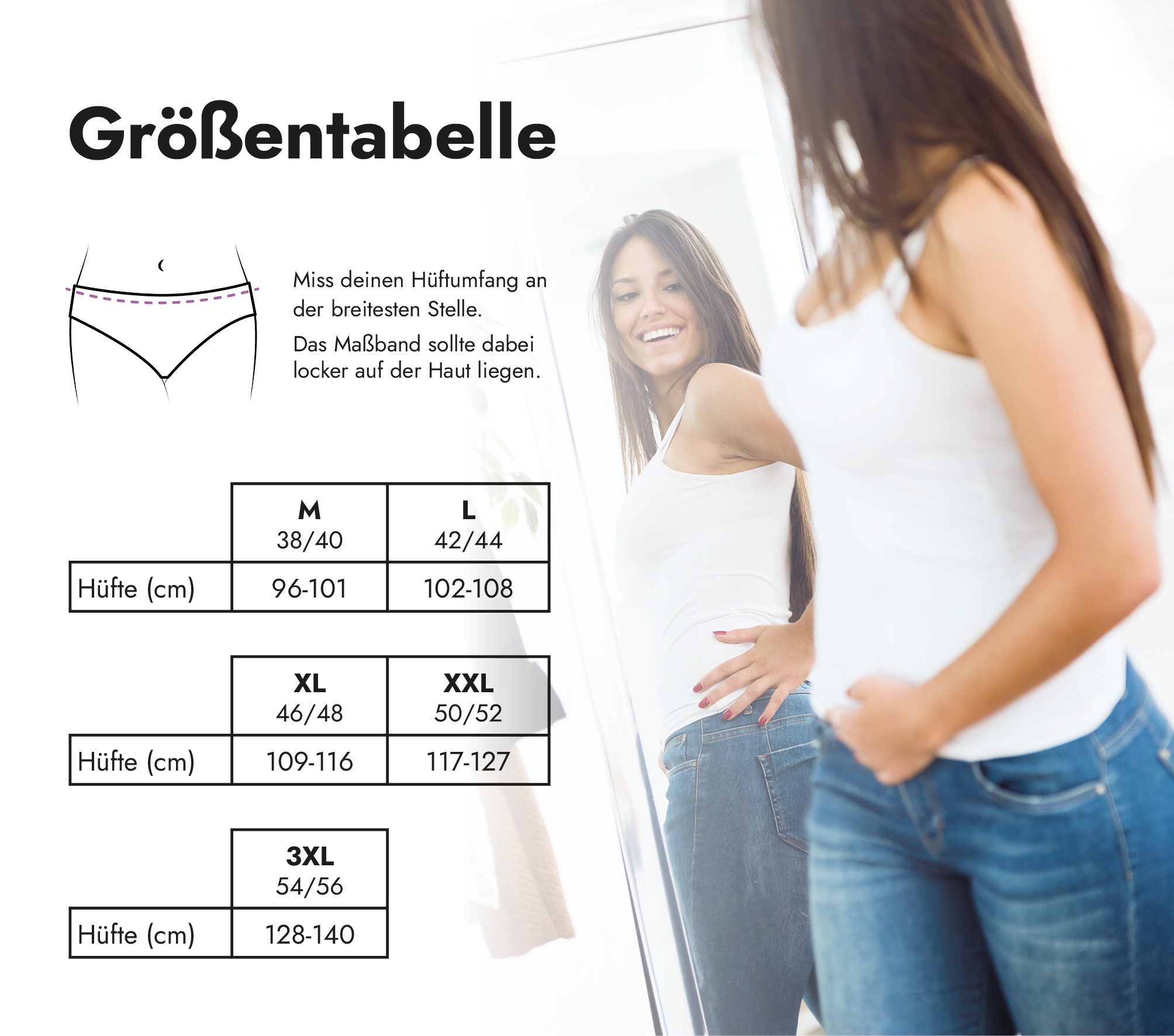 Hydas Inkontinenzslip »mit integrierter dünner, 5-Lagen-Technologie Saugeinlage, High-Waist«, Schutz bei Blasenschwäche, während der Periode oder im Wochenbett