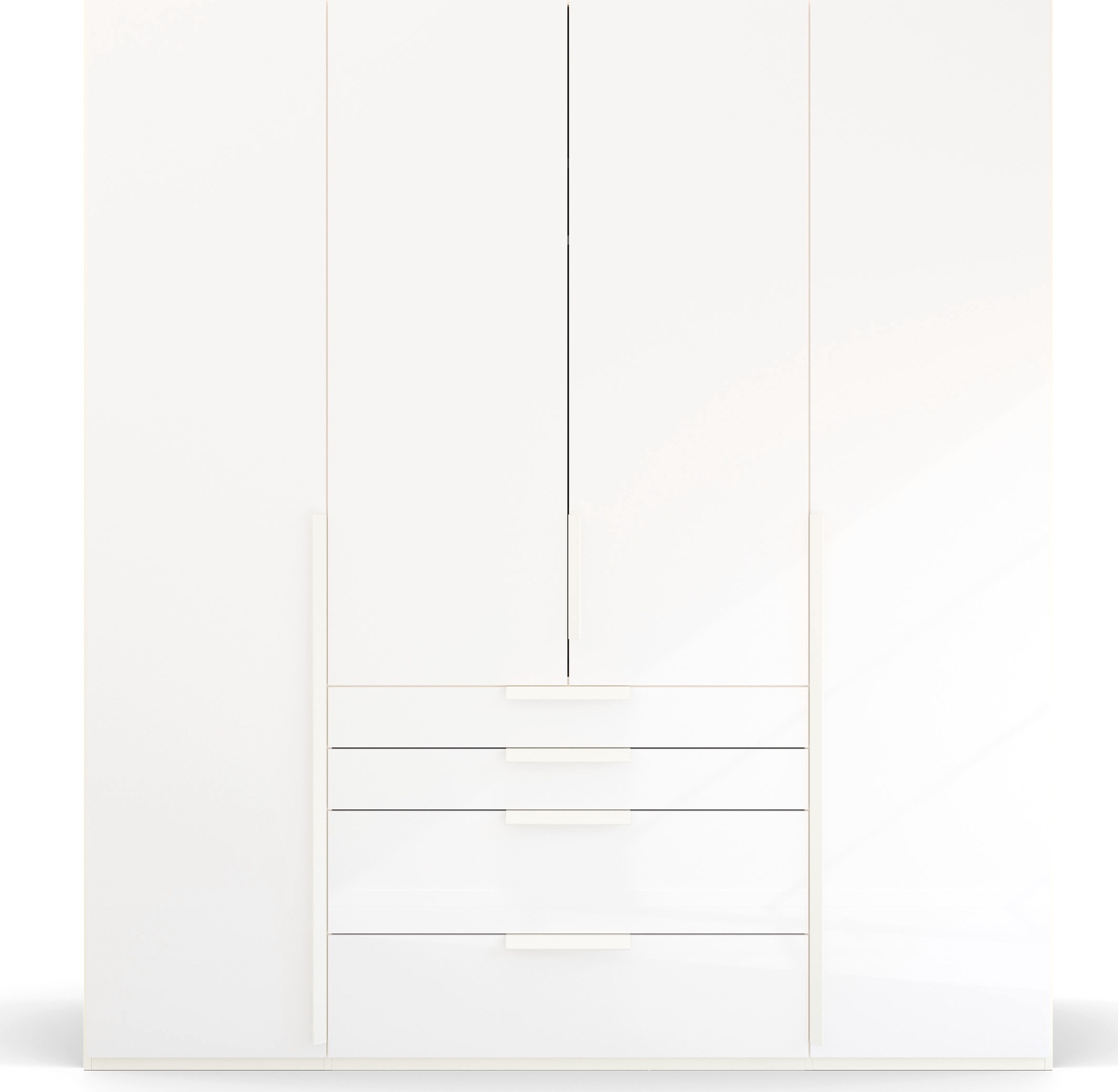 rauch Drehtürenschrank »Purisma«, mit Glasfront, Schubladen und umfangreichem Zubehör, mit Soft-Close