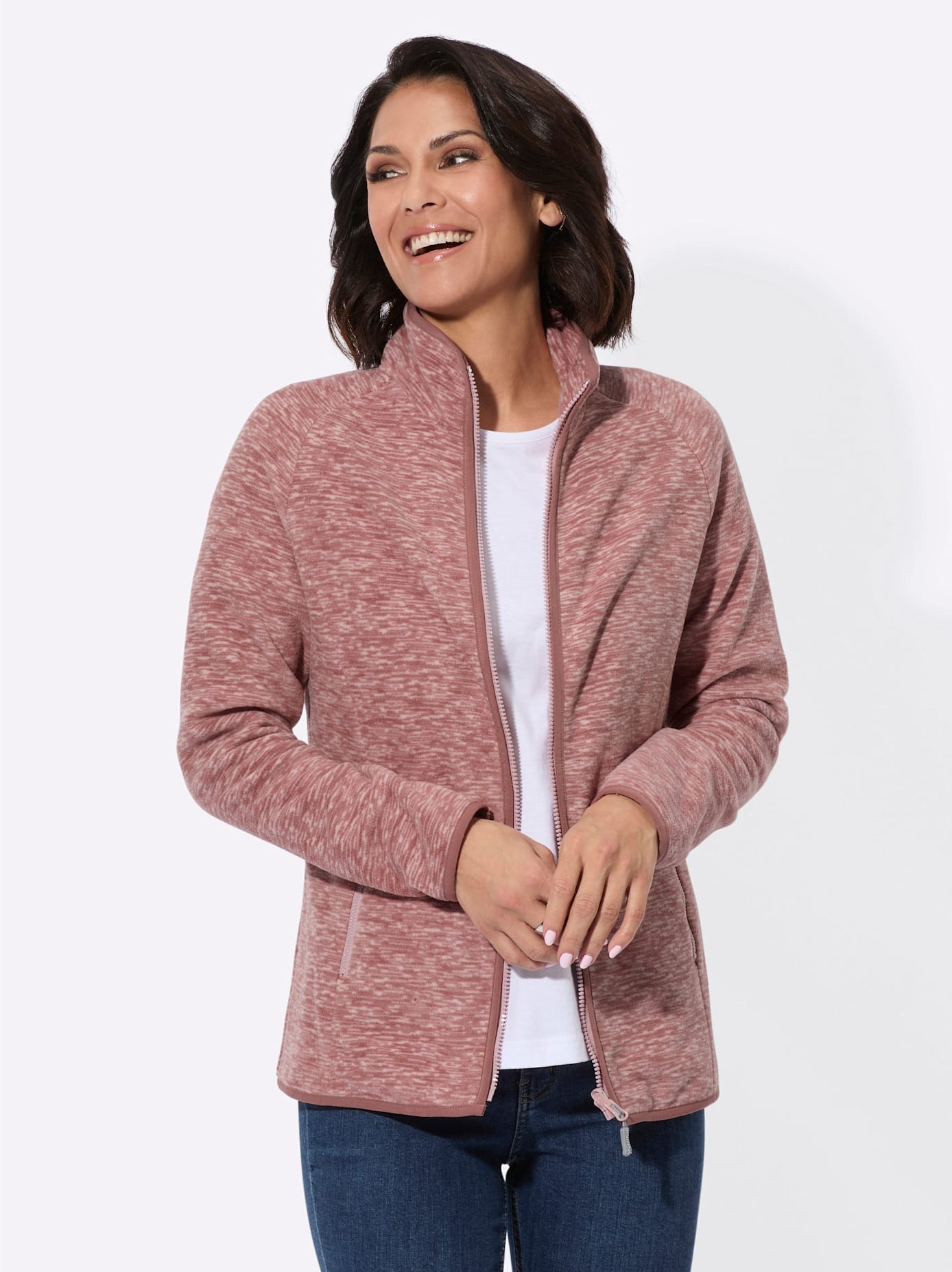 Casual Looks Fleecejacke günstig online kaufen