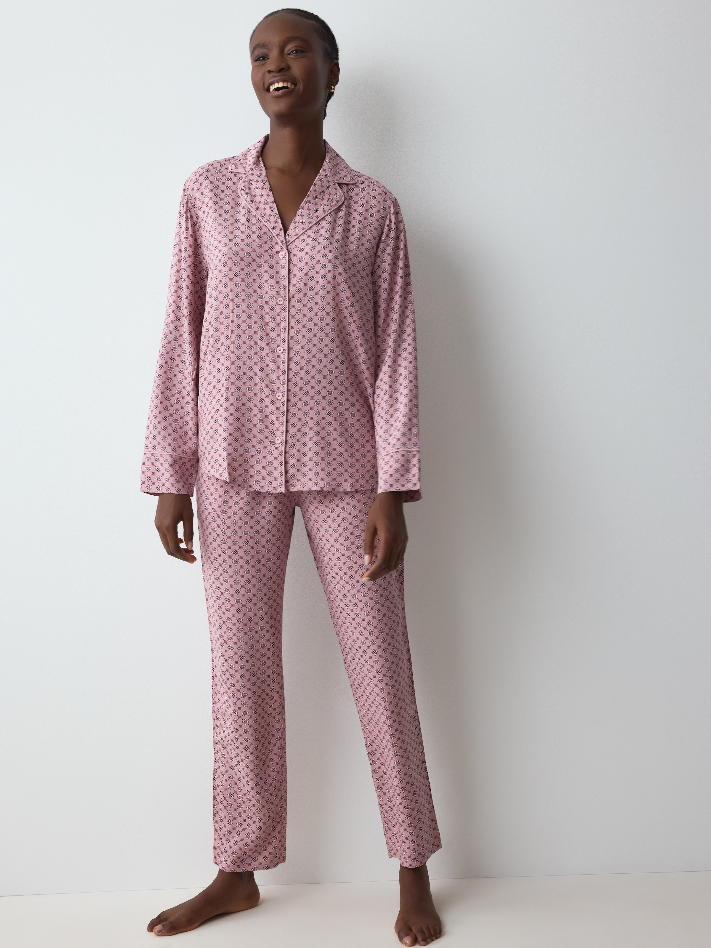 Triumph Pyjama "Boyfriend Fit PW 03" 2 bequem und stilvoll