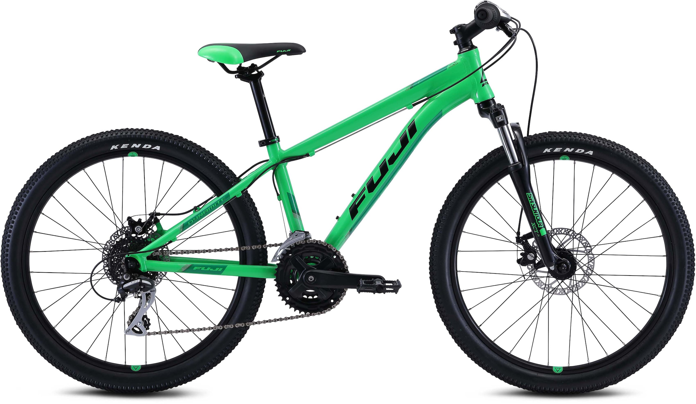 FUJI Bikes Jugendfahrrad "Fuji Dynamite 24 Pro Disc", 24 Gang, Shimano, Acera Schaltwerk, Kettenschaltung, für Damen und