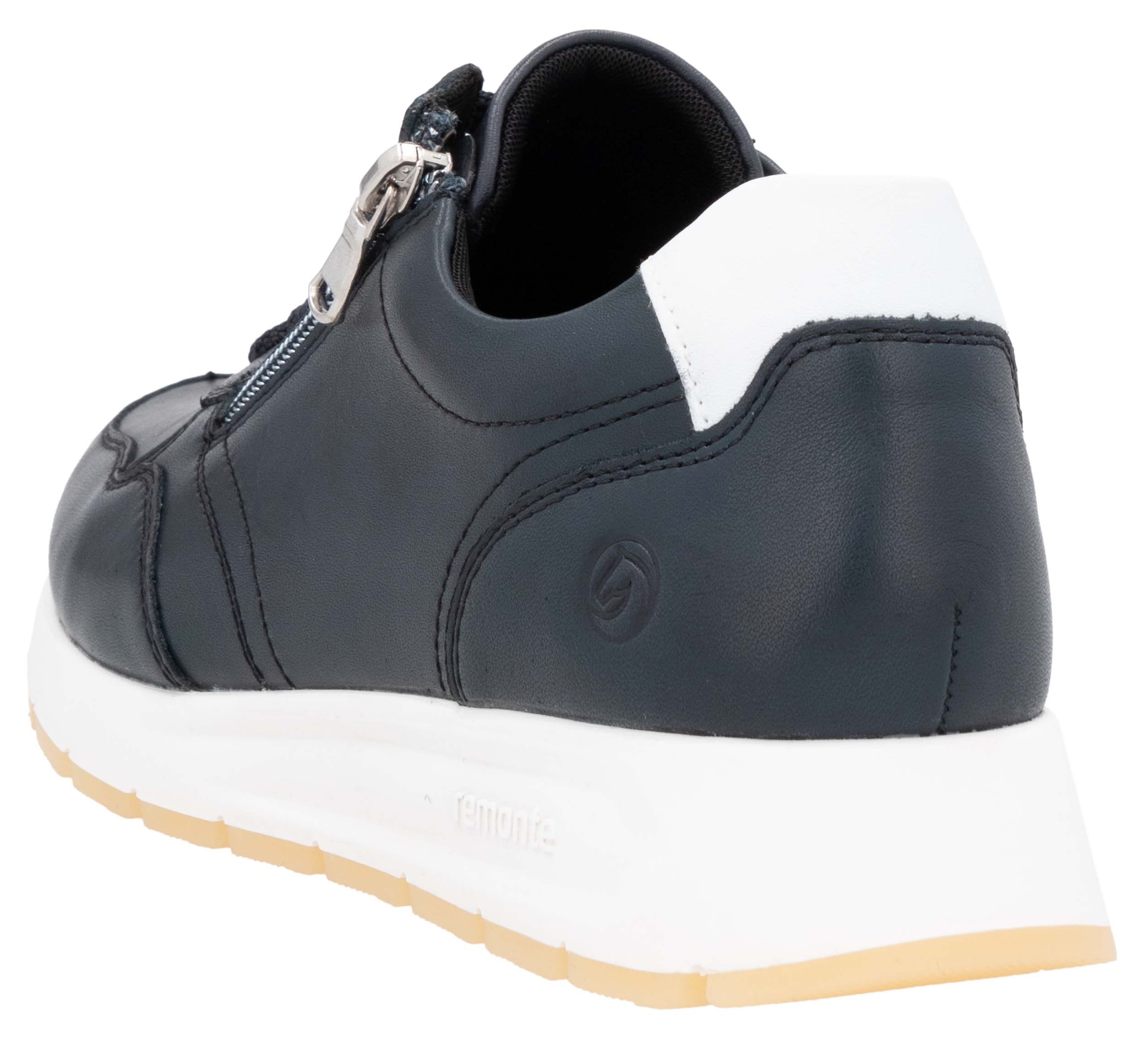 Remonte Keilsneaker, Freizeitschuh, Halbschuh, Schnürschuh mit seitlichem Reißverschluss