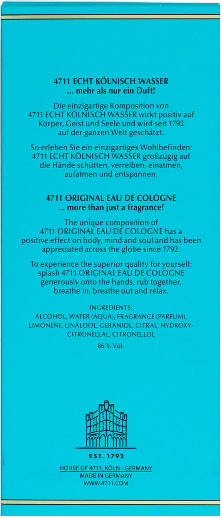 4711 Eau de Cologne »4711 Original«